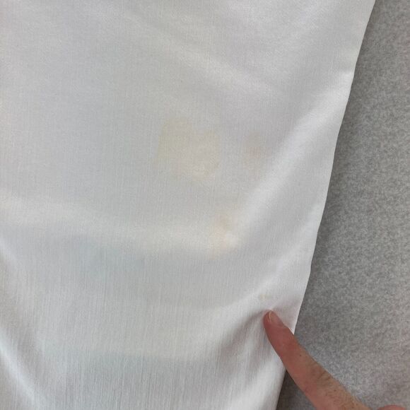 J.Crew 10" Vintage Slim Straight Jeans Women's 36 White Stretch Denim Button Fly - Picture 14 of 16